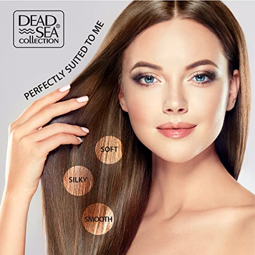 Dead Sea Collection Shampoo and Conditioner Set with Argan Oil – Hydrating Softening Hair Products with Dead Sea Minerals for All Hair Types – Set of 2 Bottles (33.8 & 30.6 Fl. Oz.)